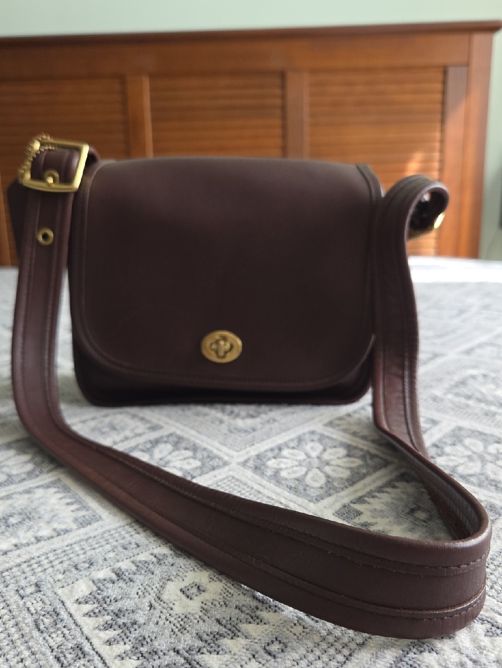 Coach Vintage 9965 Legacy Small Flap Mahogany